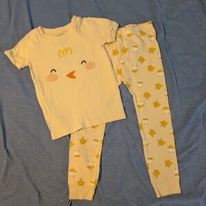 Old Navy Easter Spring Yellow Chick Pajamas